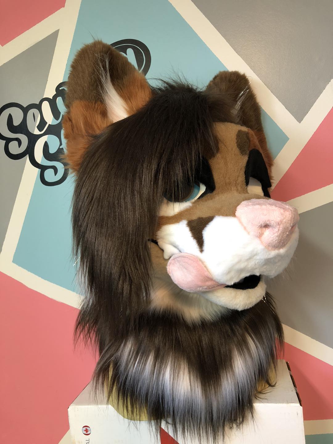 Premade Fursuit Head- Femme Fox by SewingStuffs -- Fur Affinity [dot] net