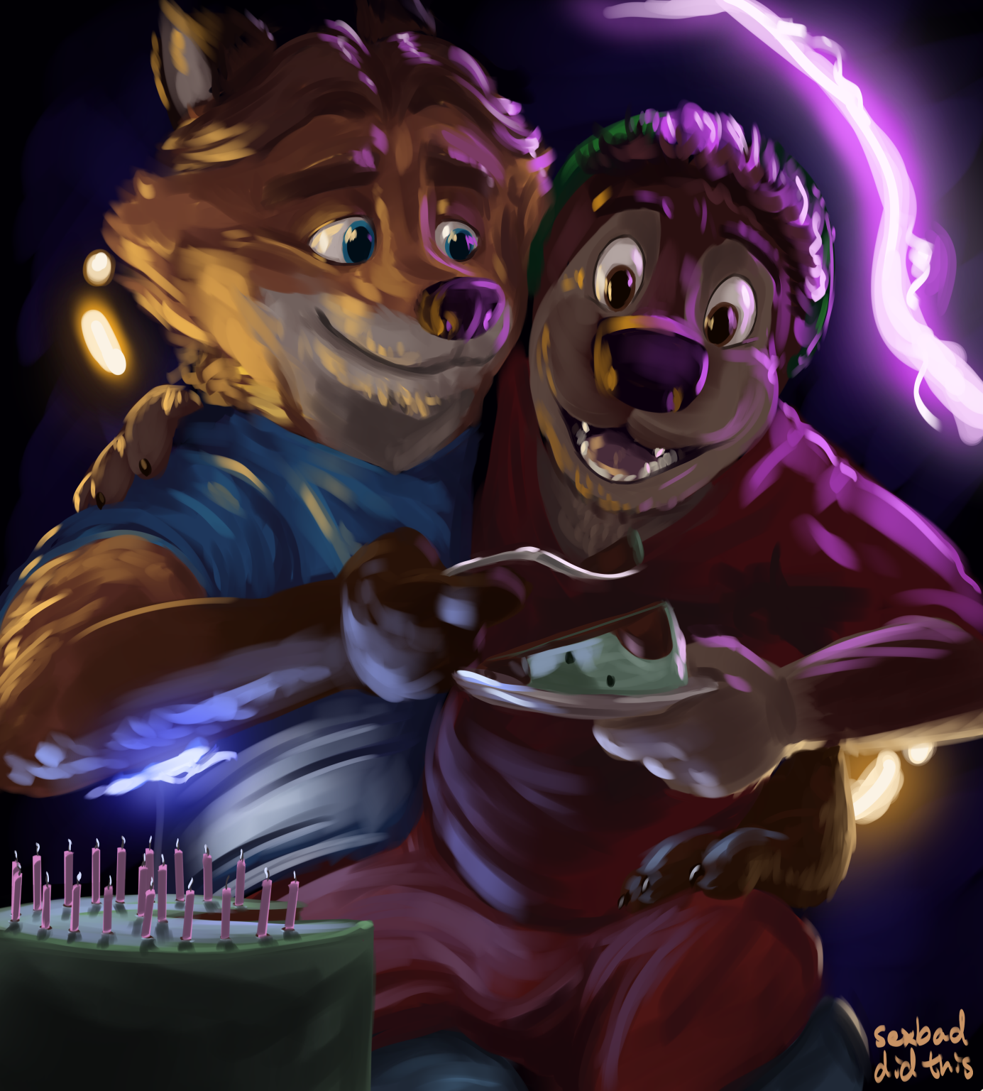 Comm) Birthday Boy by sexbad -- Fur Affinity [dot] net