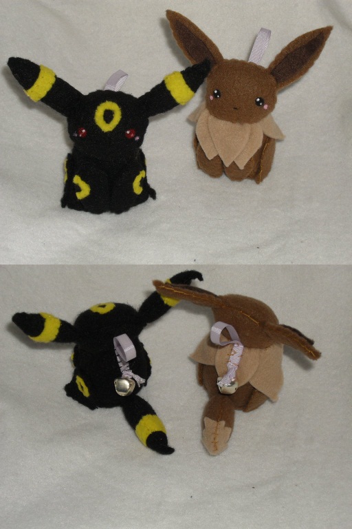 Eevee Umbreon Bell Plushies by SexualPancake Fur Affinity dot net