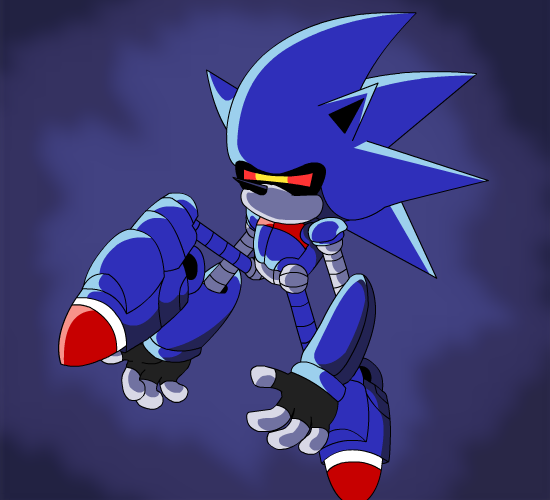 Super Mecha Sonic  Sonic, Sonic the hedgehog, Sonic art