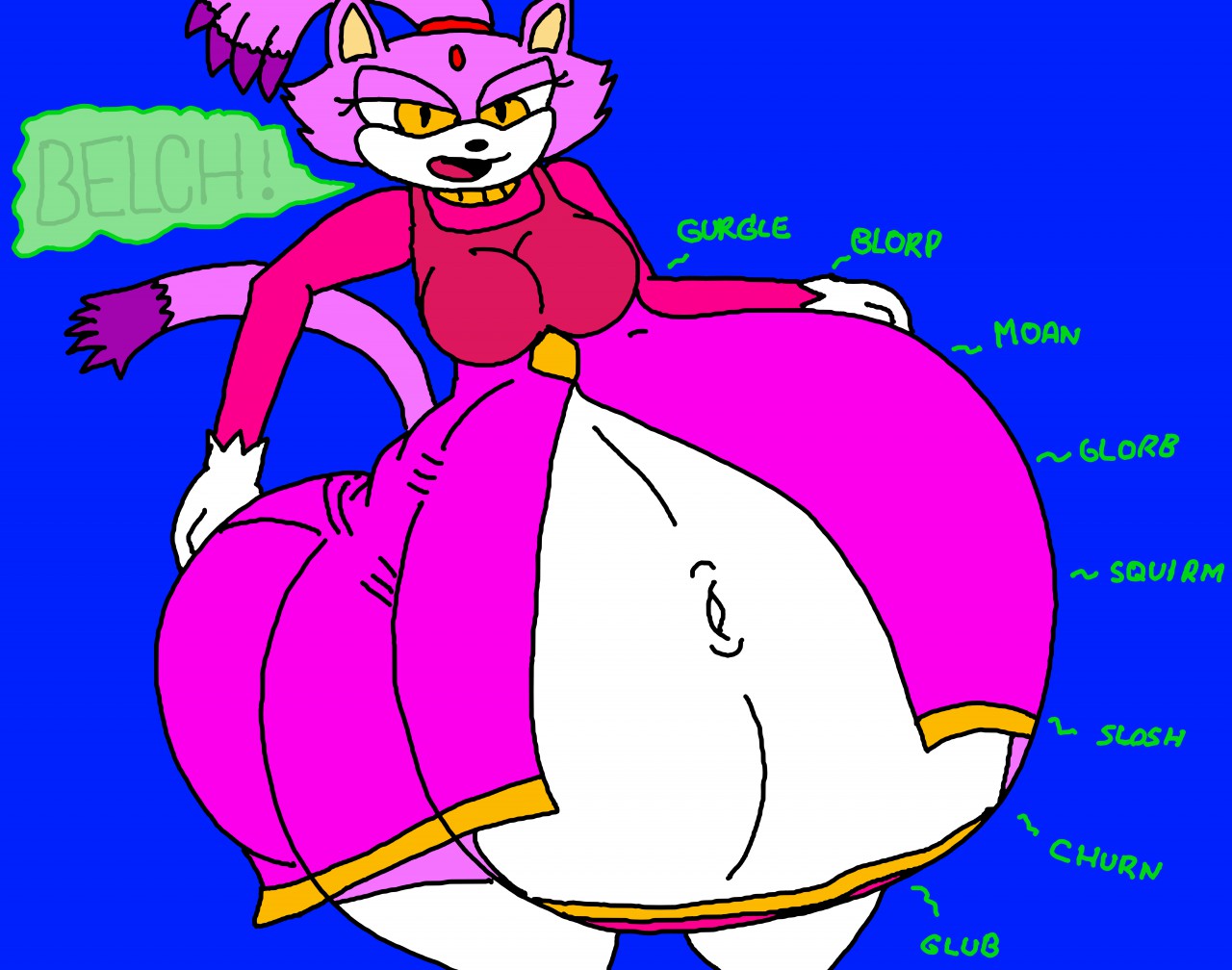 Blaze The Cat Vore by SGVW2050 -- Fur Affinity [dot] net
