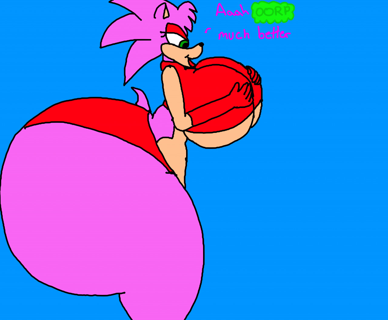 R8: Amy Rose finishes digesting Sonic (RESULTS A) by SGVW2050 -- Fur  Affinity [dot] net