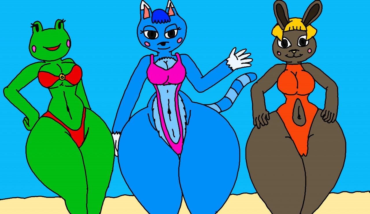 Beach Babes Sunny, Rosie And Bonbon by SGVW2050 &ndash; Fur Affinity 