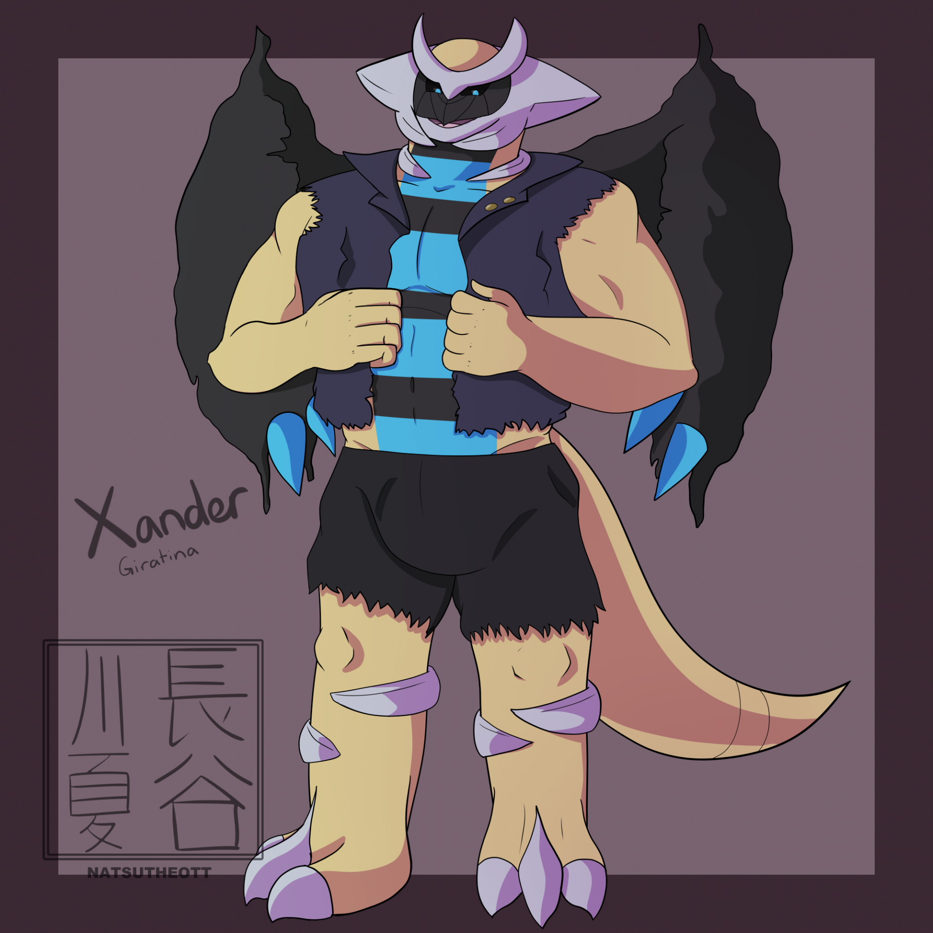 Xander the Giratina by ShadeeFox -- Fur Affinity [dot] net