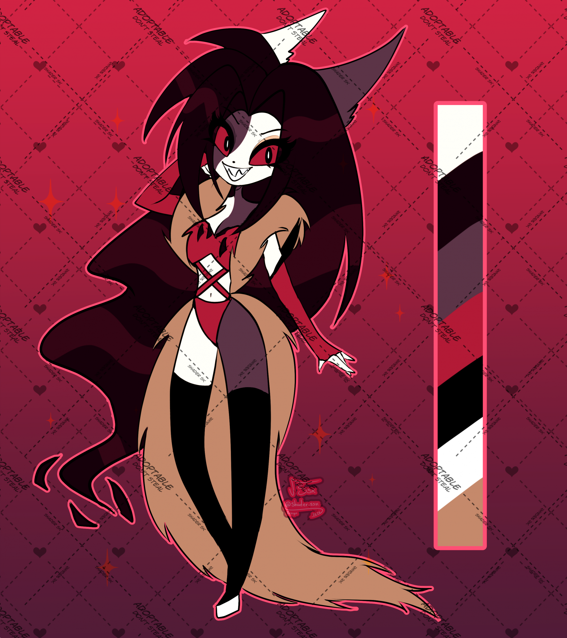 ADOPTABLE HAZBIN HOTEL OC | CLOSED by ShaderSK -- Fur Affinity [dot] net