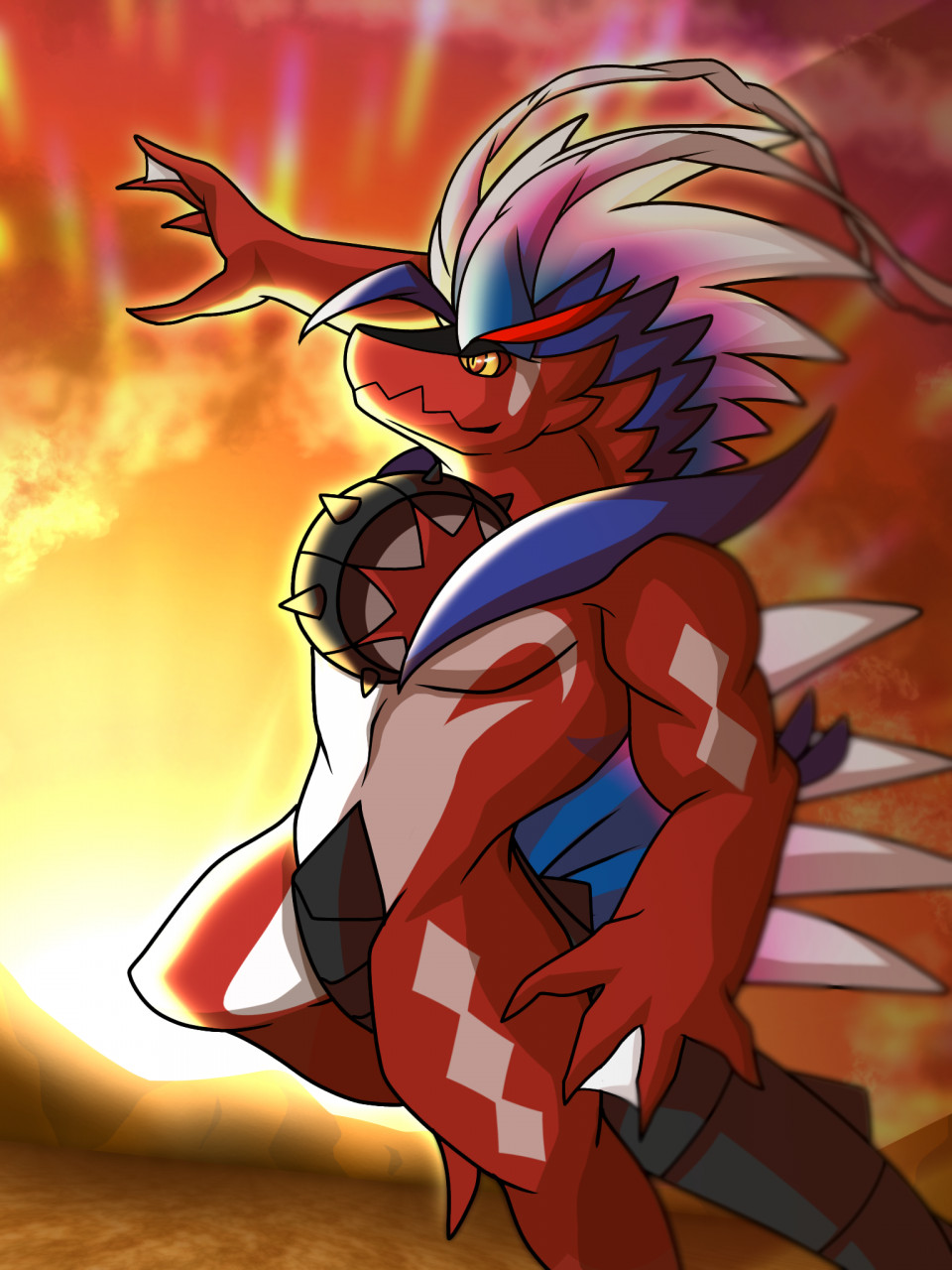 Shiny Koraidon tf by lycanrocfan -- Fur Affinity [dot] net