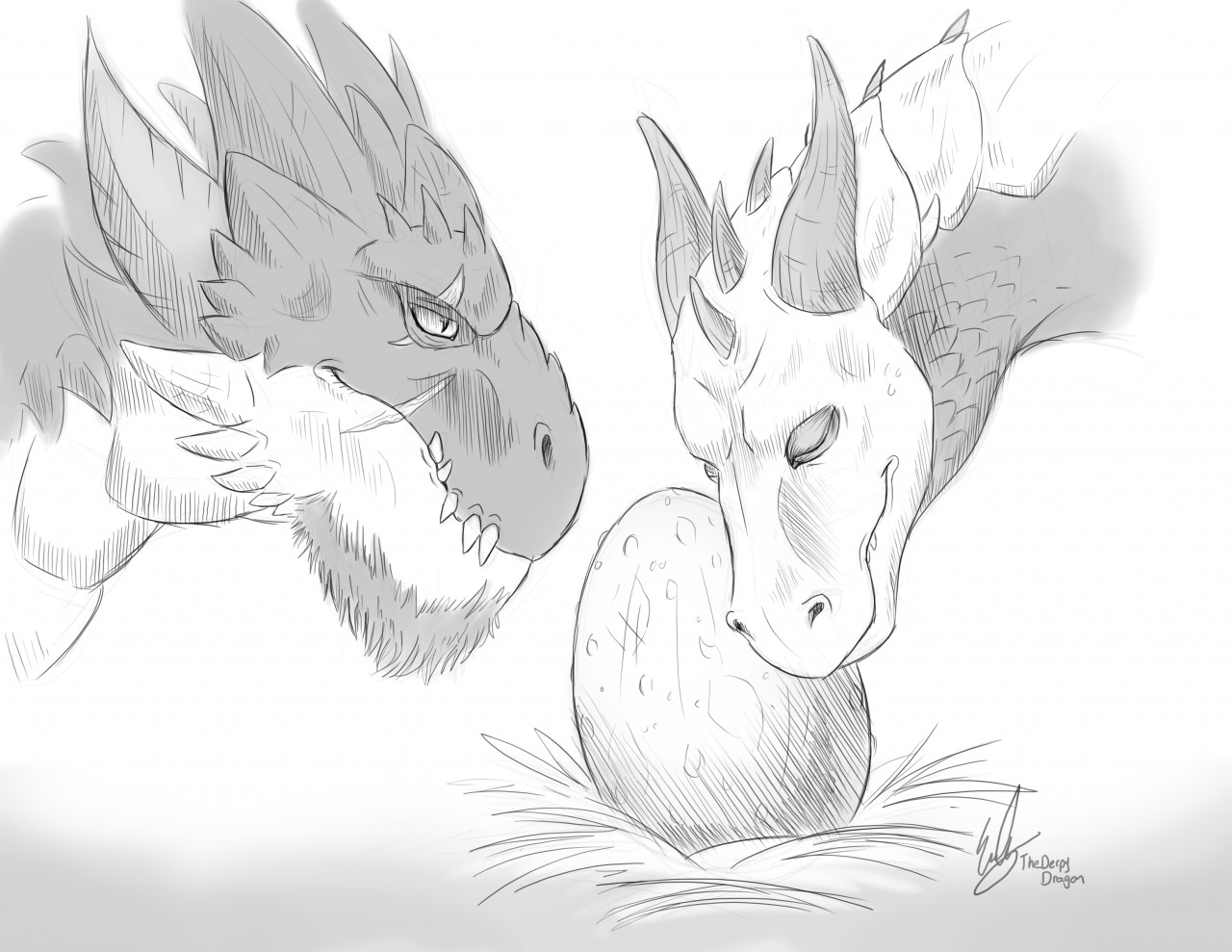 Dragon Family by shadowlupuz15 -- Fur Affinity [dot] net