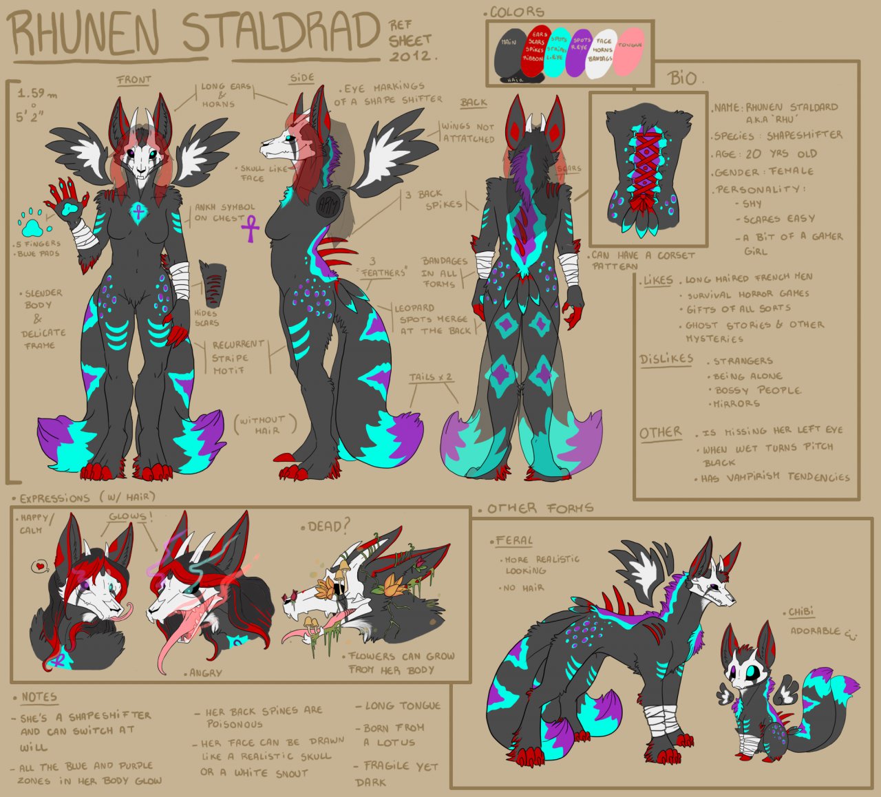 Rat King Reference Sheet by Scaliehazard -- Fur Affinity [dot] net