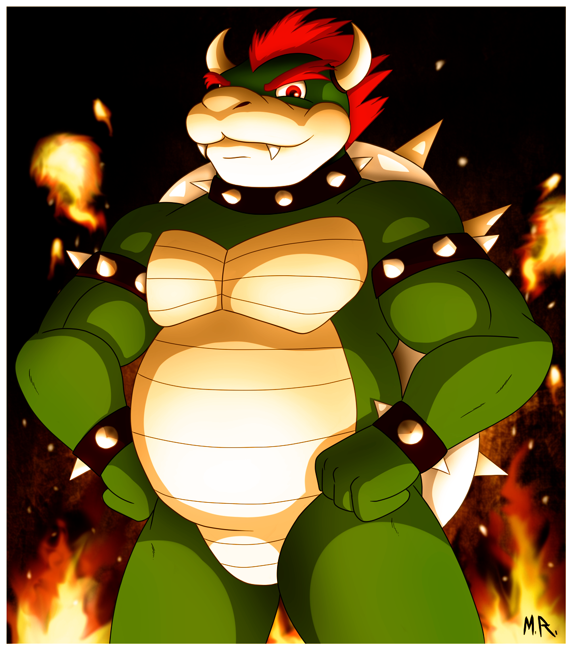 ▷ Painting Bowser by Level Art