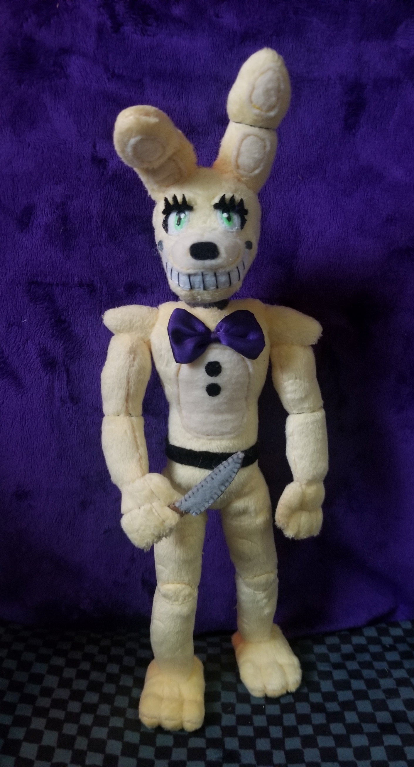 🐇🔪Mini Poseable Spring Bonnie Plush by Shadows-Pancakes -- Fur Affinity  [dot] net