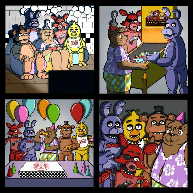 Five Nights At Freddy's FNAF Masks: Bonnie, Foxy, Freddy & Chica