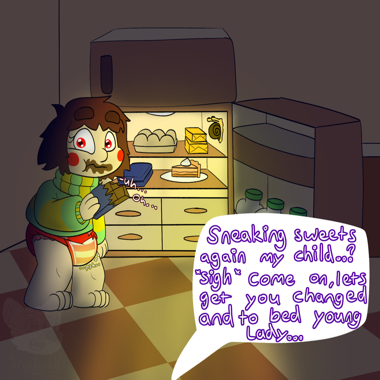 Late Night Snack by Shadyadi -- Fur Affinity [dot] net