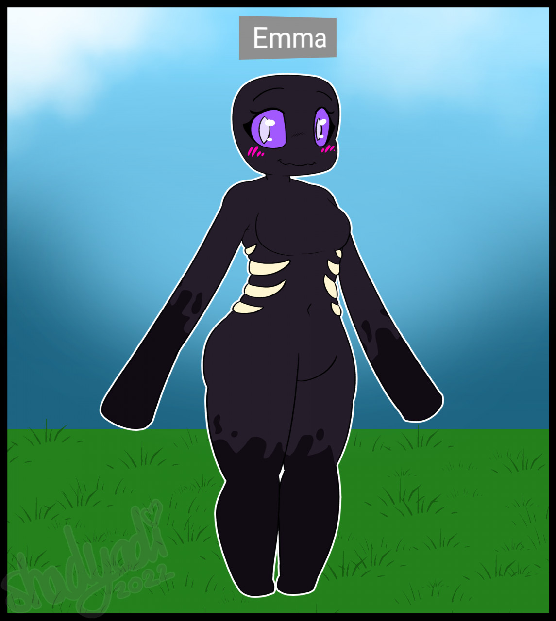 Emma the Enderwoman by Shadyadi -- Fur Affinity [dot] net