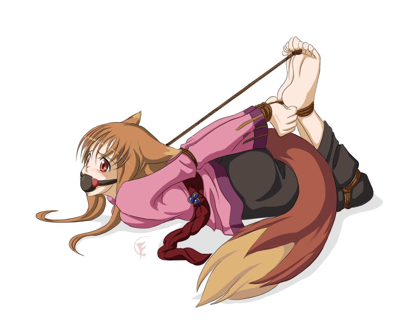 Holo picture 2: Hogtied again by Shadz-The-Fox -- Fur Affinity [dot] net