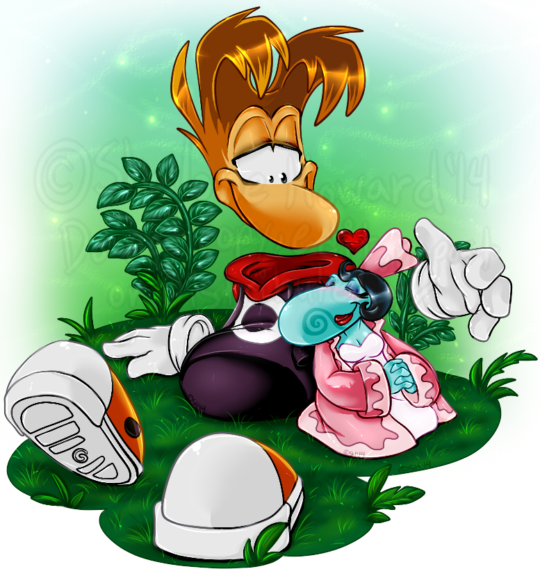 Rayman and Teensette. 