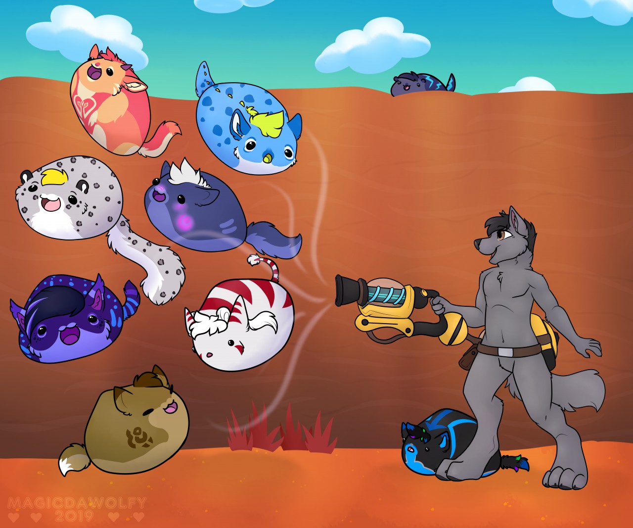 Slime Rancher 2 YCH by Paula_Caulfield -- Fur Affinity [dot] net