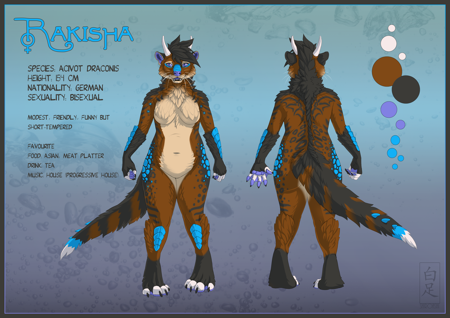 Rakisha First Ref Sheet by Shariya -- Fur Affinity [dot] net