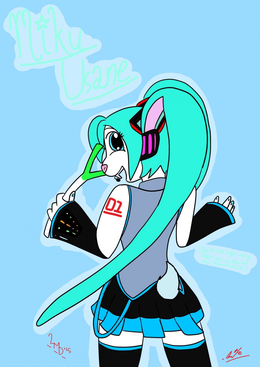 FAN ART] - Hatsune Miku by SharkbearigatorComix -- Fur Affinity [dot] net