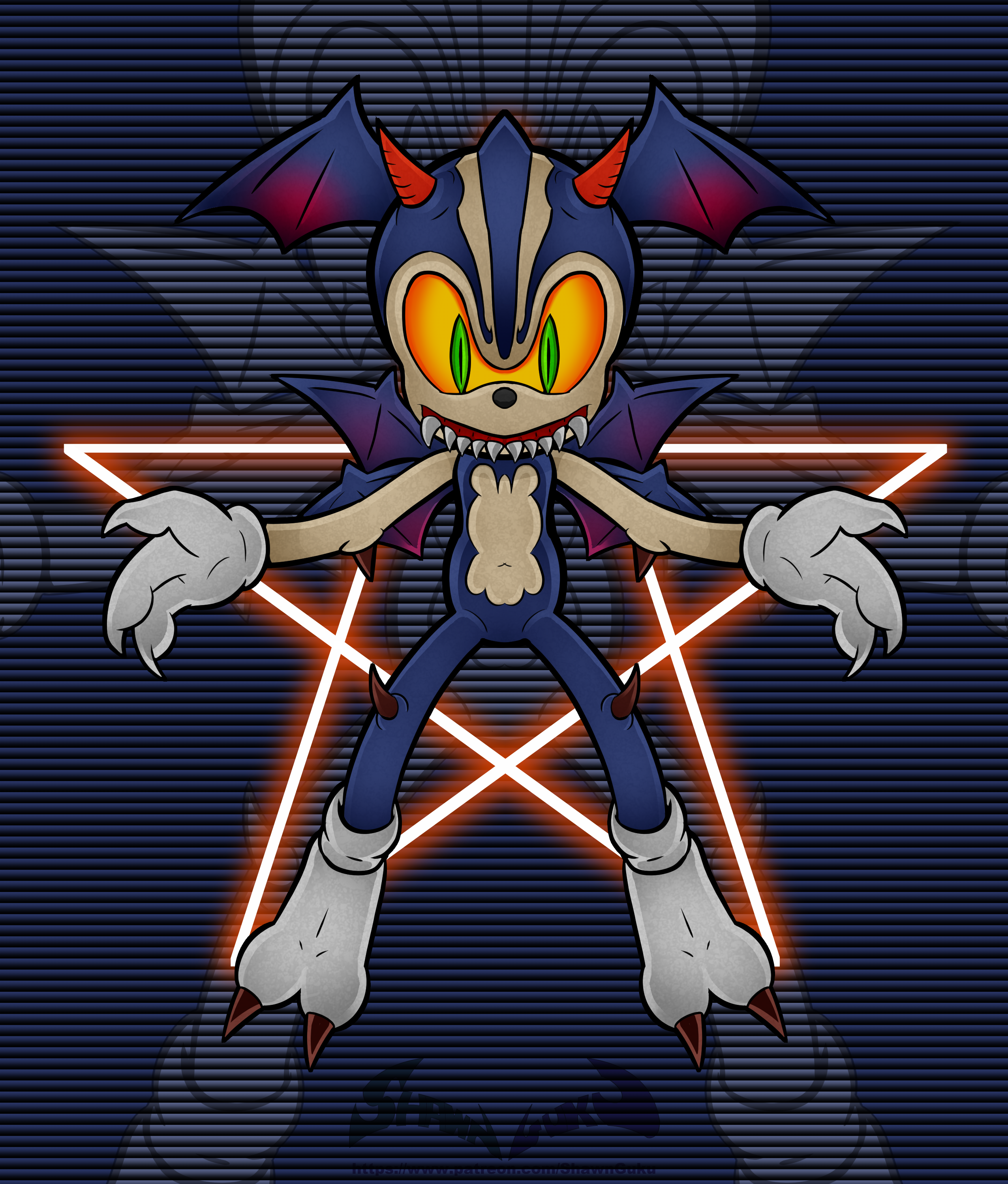 Zodick the Hellhog by ShawnGuku -- Fur Affinity [dot] net