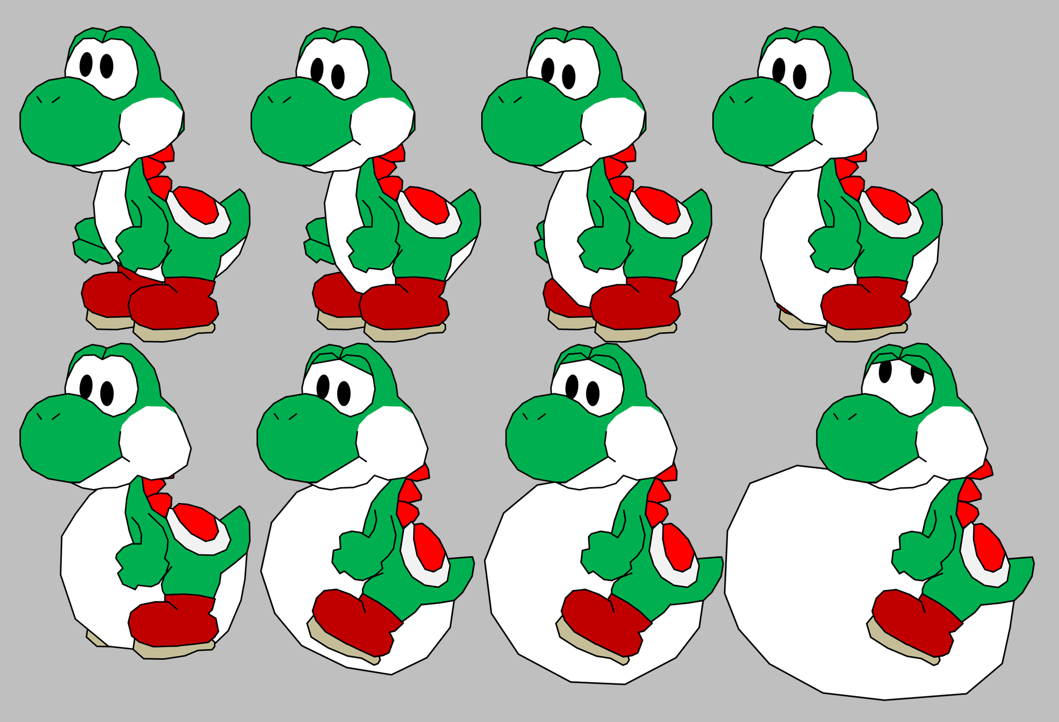 Yoshi weight gain