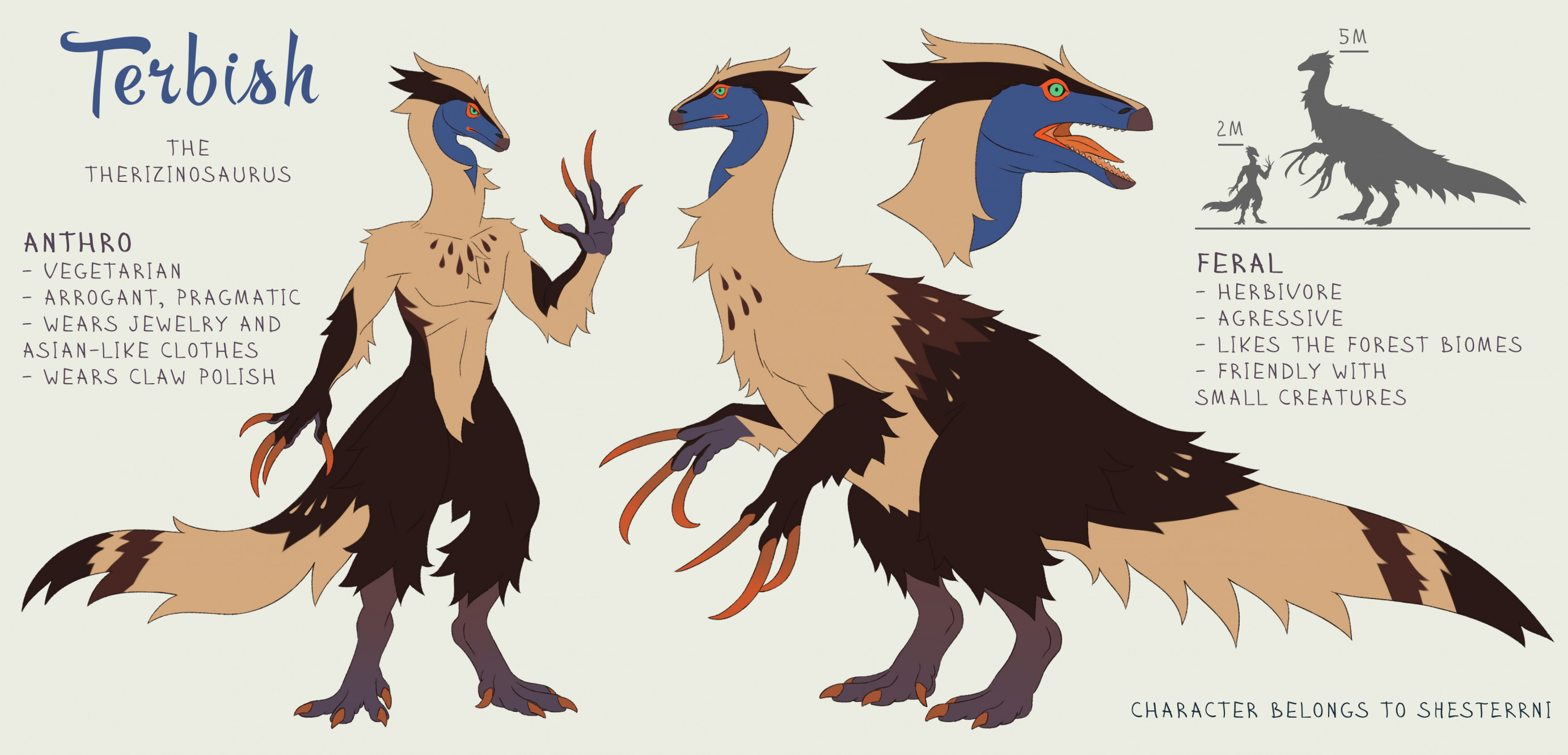 Terbish the therizinosaurus