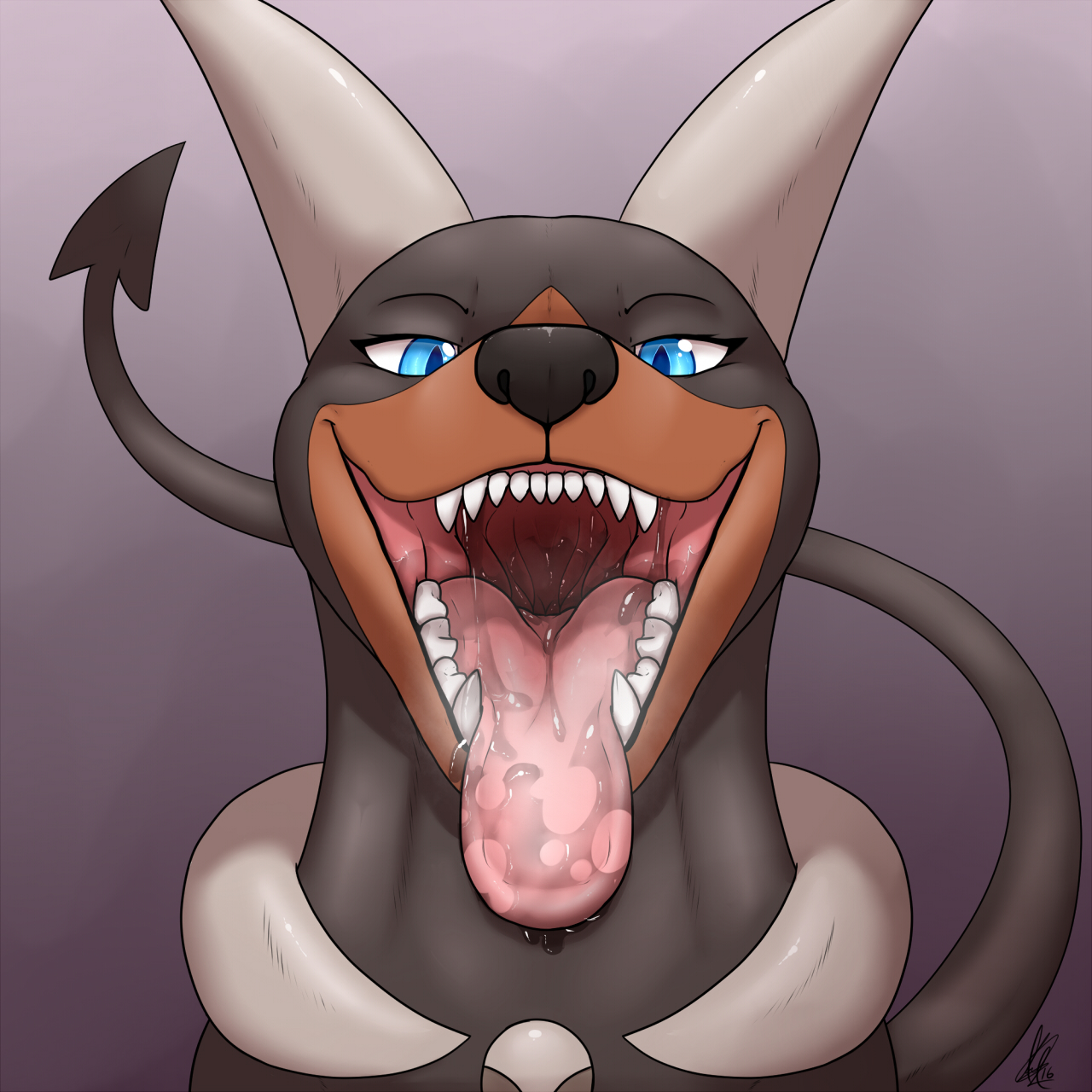 Views. houndoom. shikka. mawshot. tongue. 