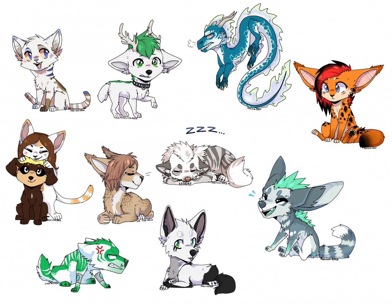 chibi commissions by Shiki-kun-baka -- Fur Affinity [dot] net