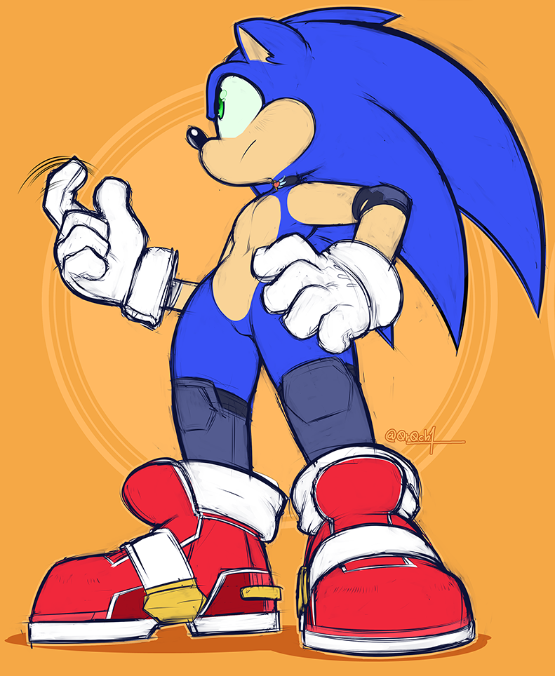 Drew Sonic in the classic art style! : r/SonicTheHedgehog