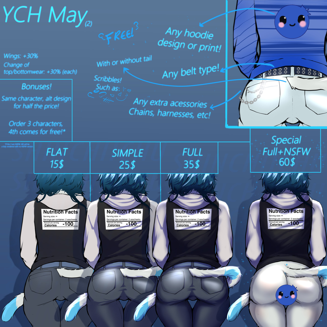 CLOSED] YCH May (2) by Shinchiichu -- Fur Affinity [dot] net