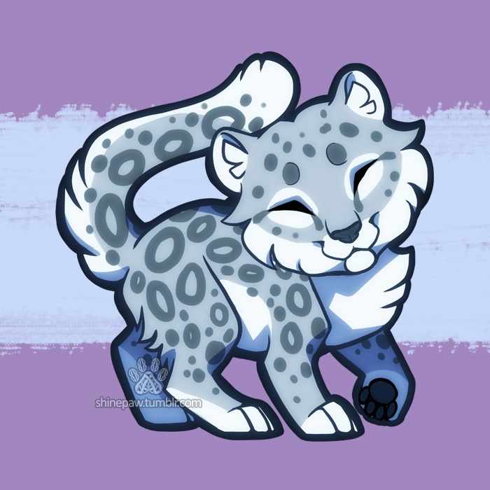 How adorable is this snow leopard... - JustAnime Network | Facebook