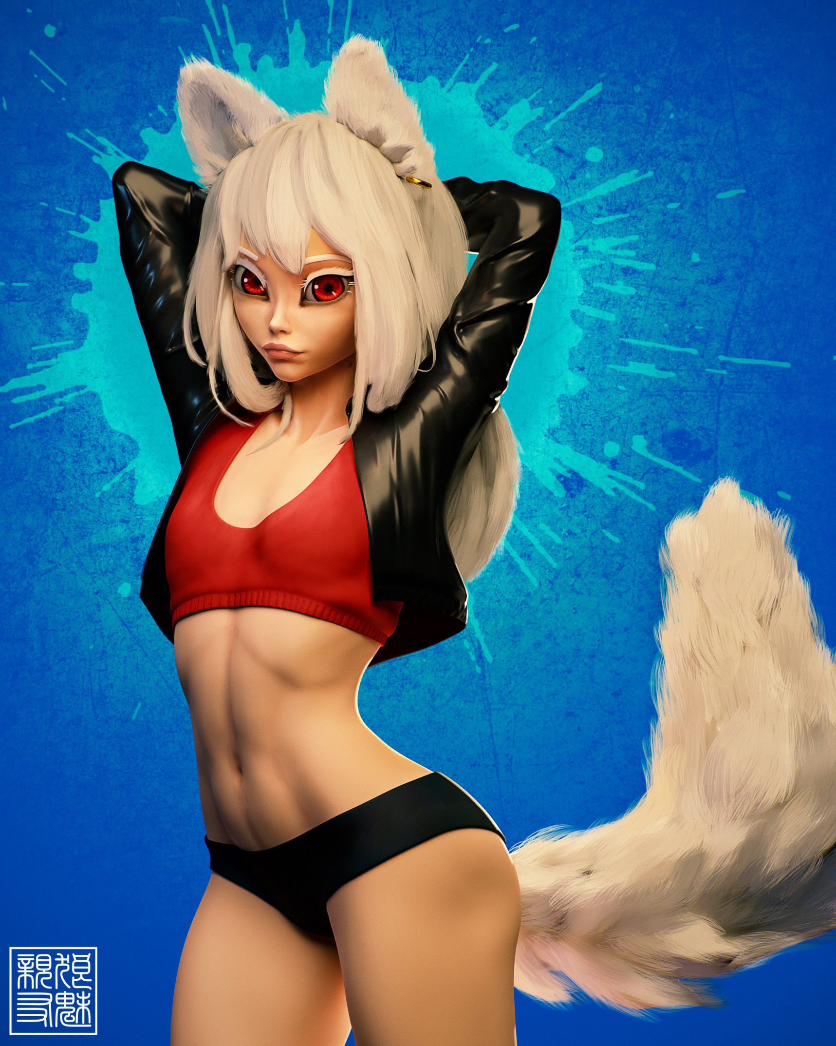 The Wolf in Black Red by Shinyuu Fur Affinity dot net