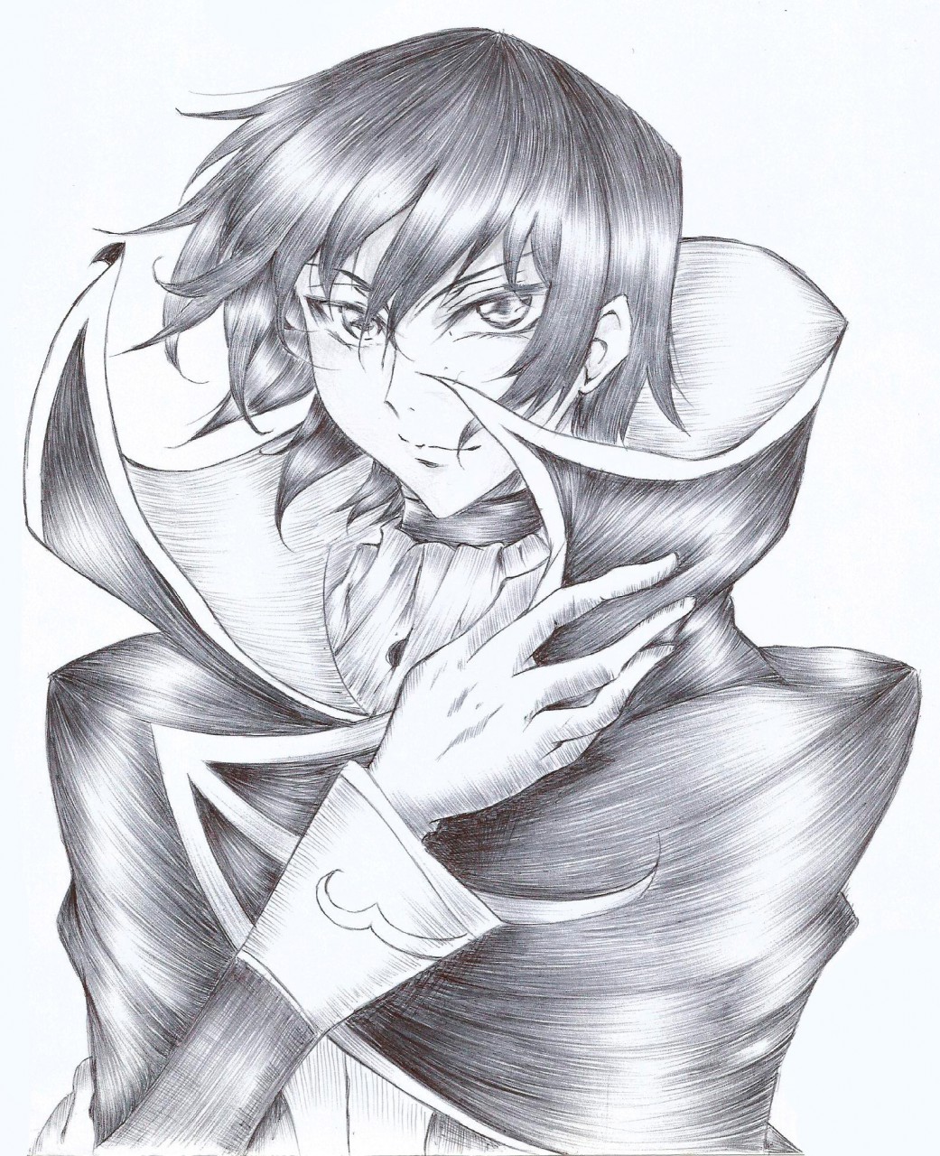 Mens My Favorite Code Geass Lelouch Lamperouge Drawing by Anime