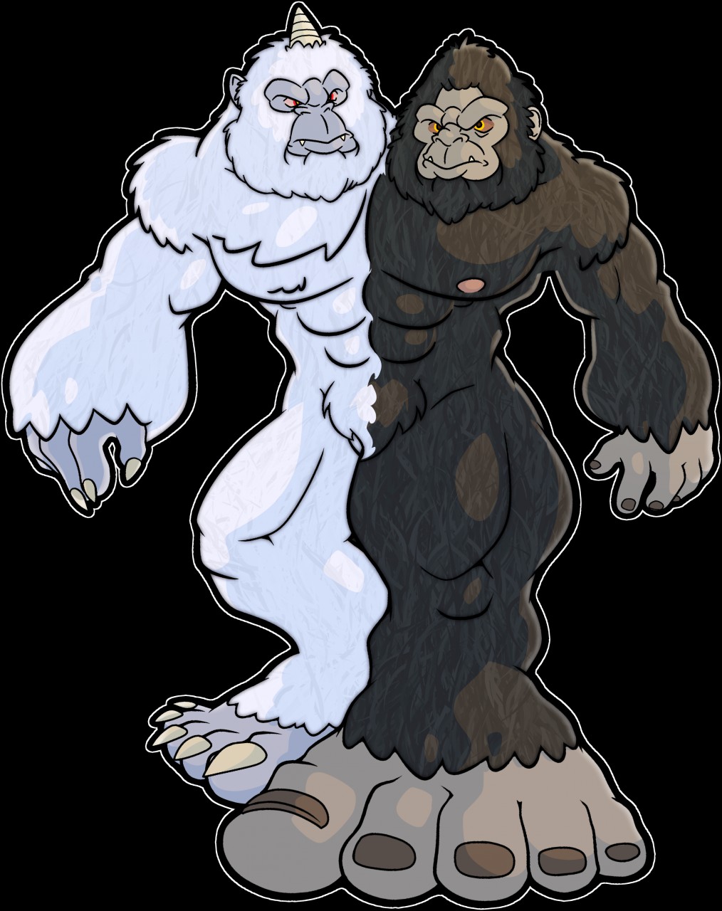 2-headed Sasquatch - GN4- by ShiroBear -- Fur Affinity [dot] net