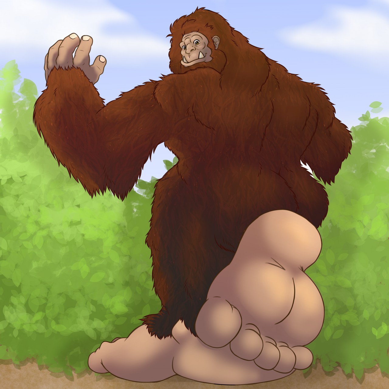 Bigfoot dick size