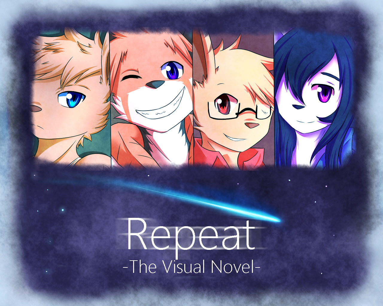 Repeat (Visual Novel) Cover Art by shirokoi -- Fur Affinity [dot] net