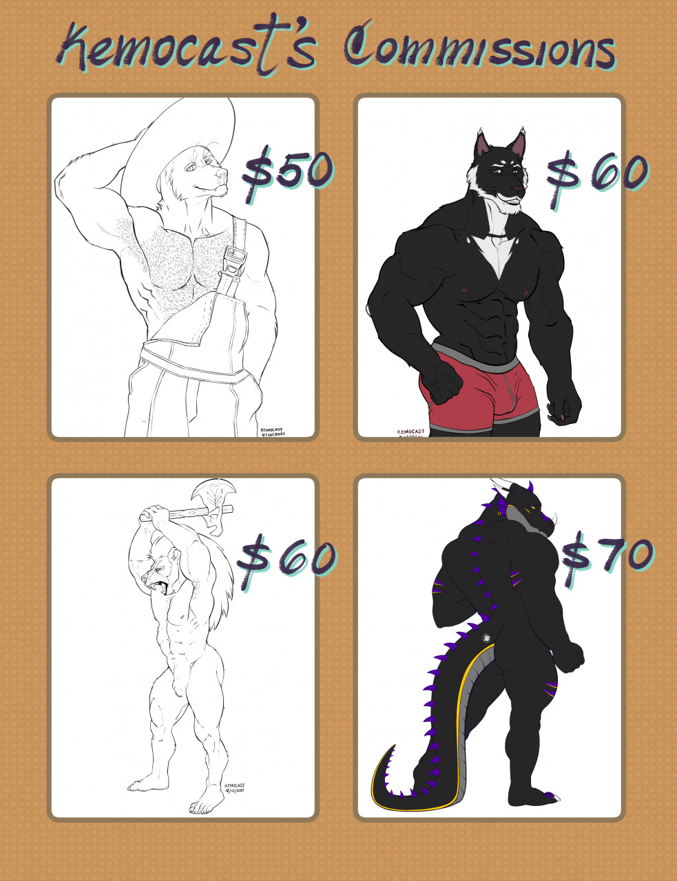 kemocast commissions