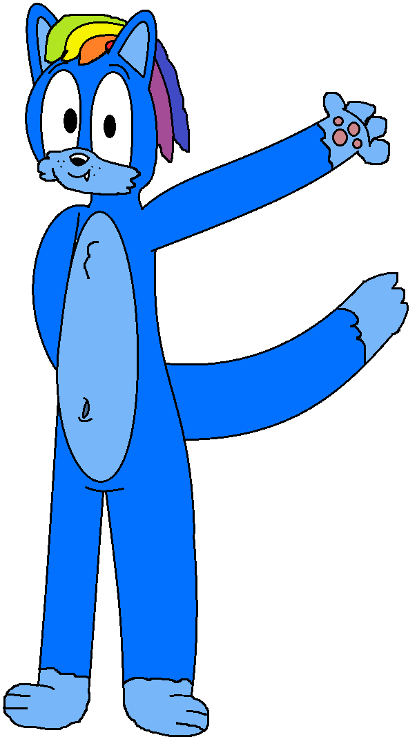 Niji The Wolf (My Style) Vector by Shiyama T. Saleem The