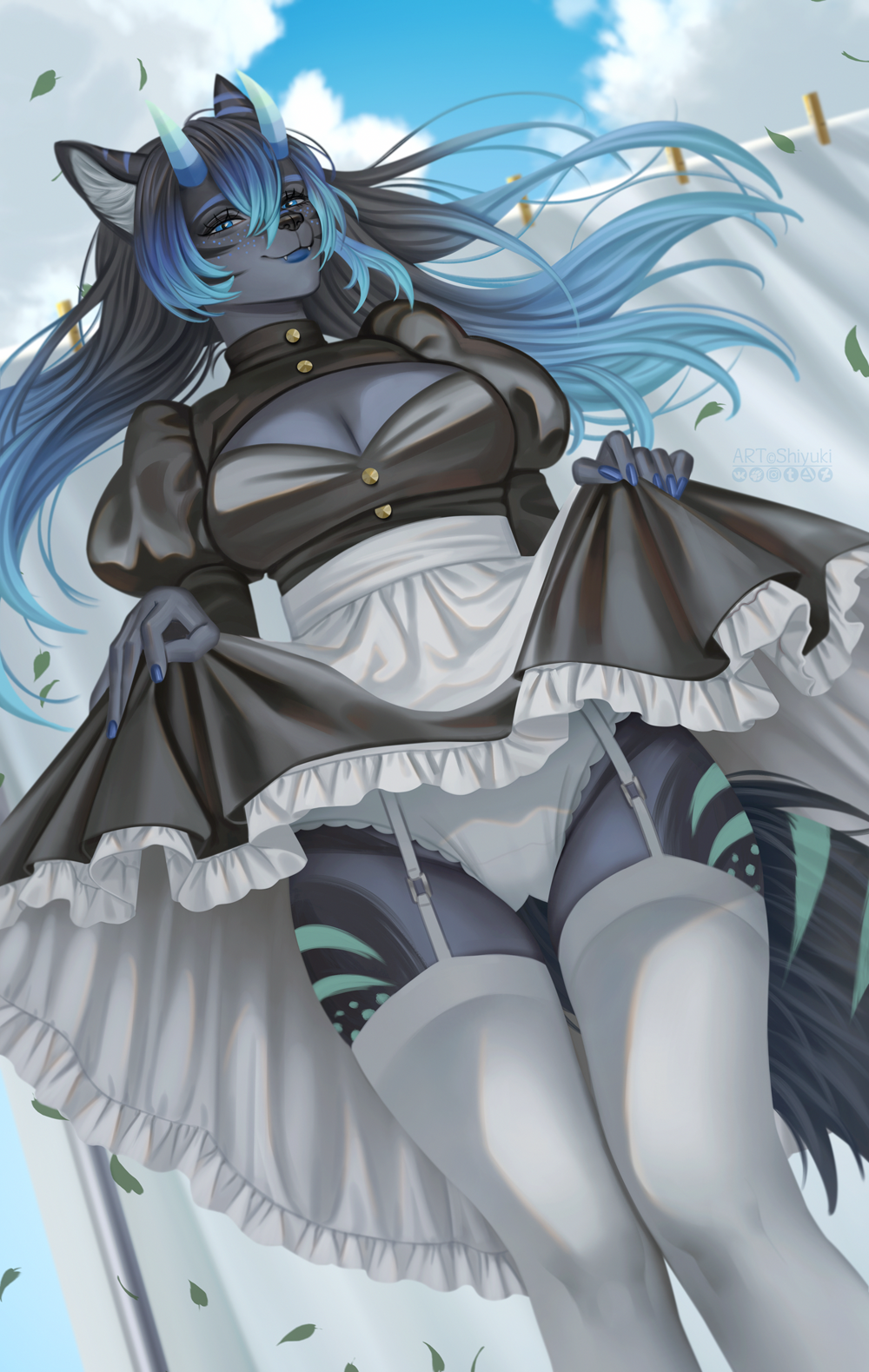 Horny maid will be punished! by Shiyuki -- Fur Affinity [dot] net