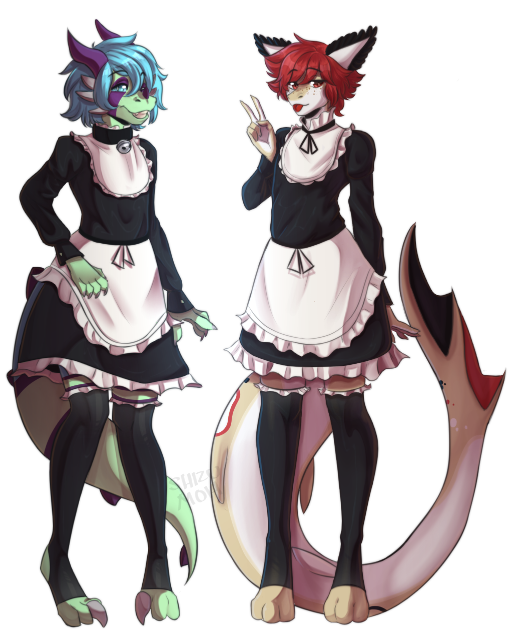 C] Maid bois by ShizuMoh -- Fur Affinity [dot] net