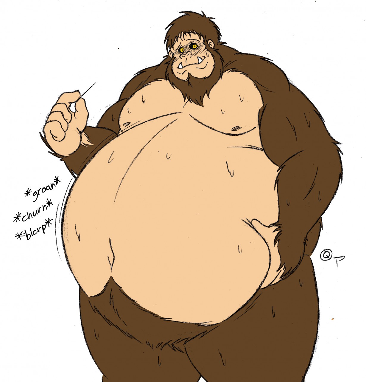 Big Bellied Sasquatch by Shogo87 -- Fur Affinity [dot] net