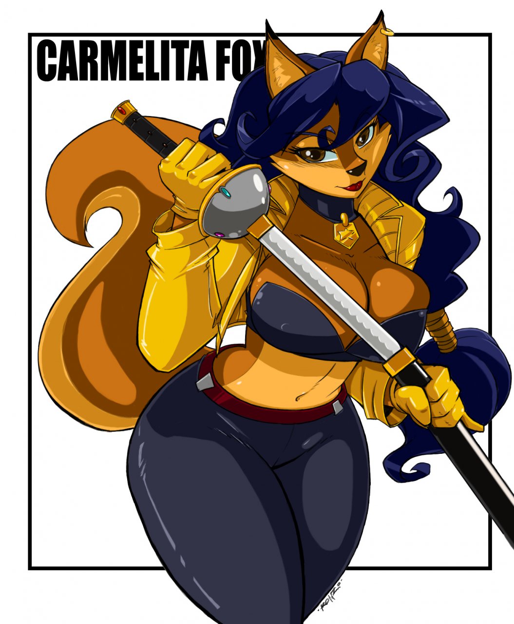 Carmelita Fox Commission By Shonuff44 Fur Affinity Dot Net