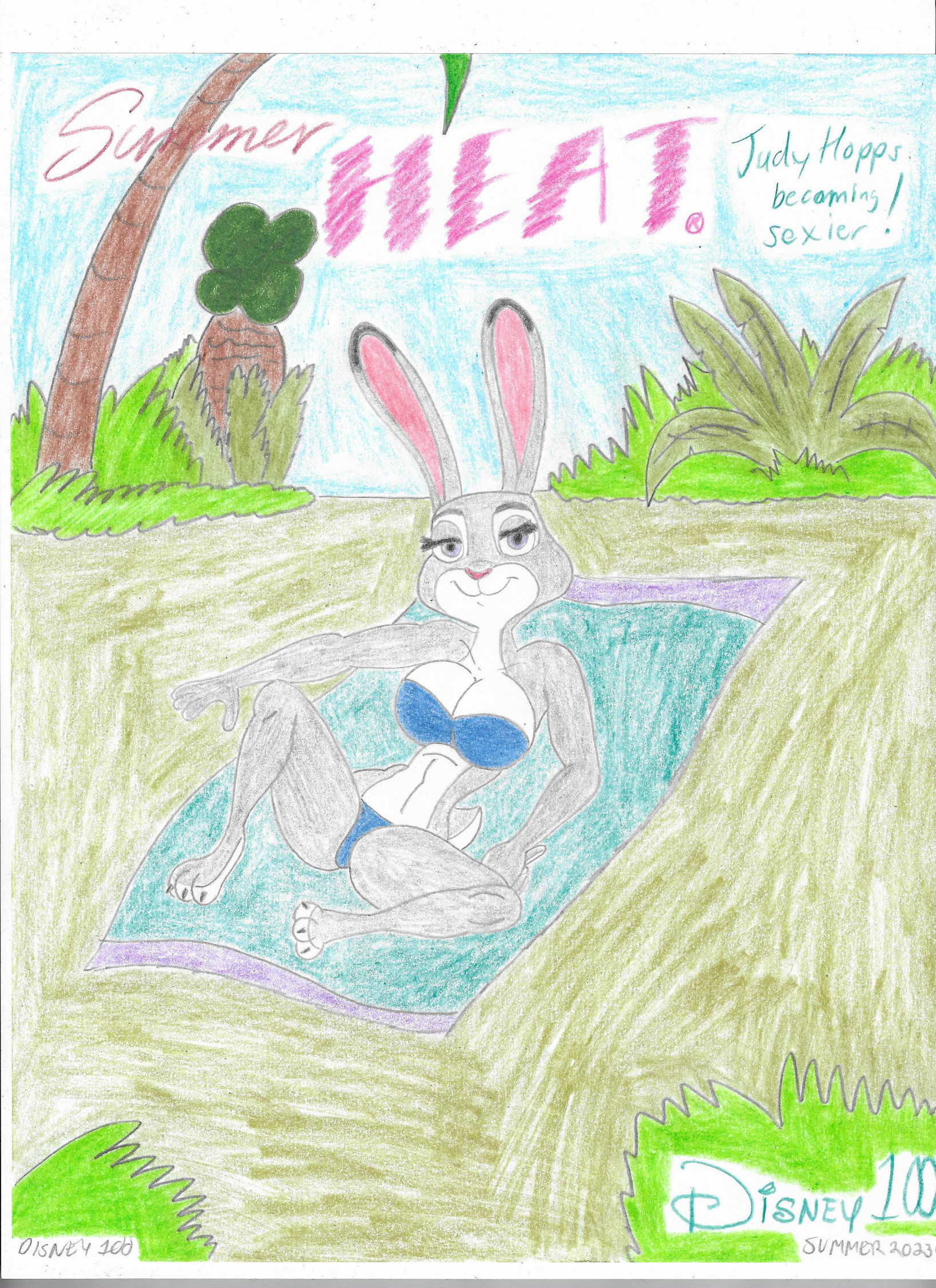 Summer Heat 2023 #21: Judy Hopps by shrekrulez -- Fur Affinity [dot] net