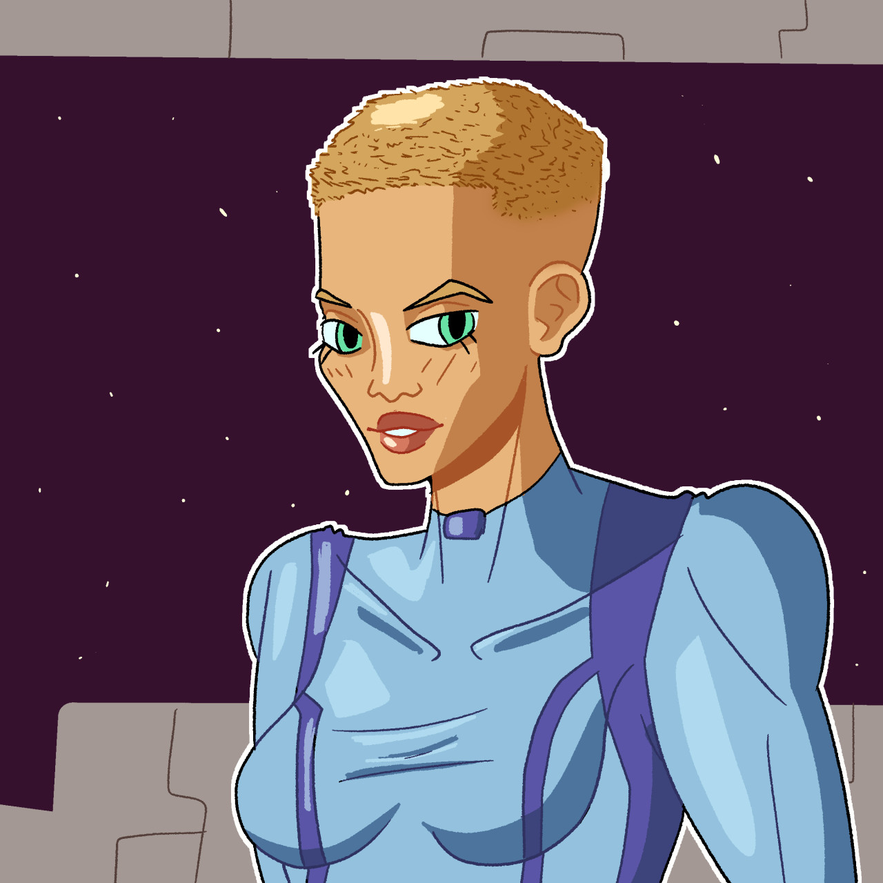 Samus Buzzcut Trimmed by Shsh330 -- Fur Affinity [dot] net