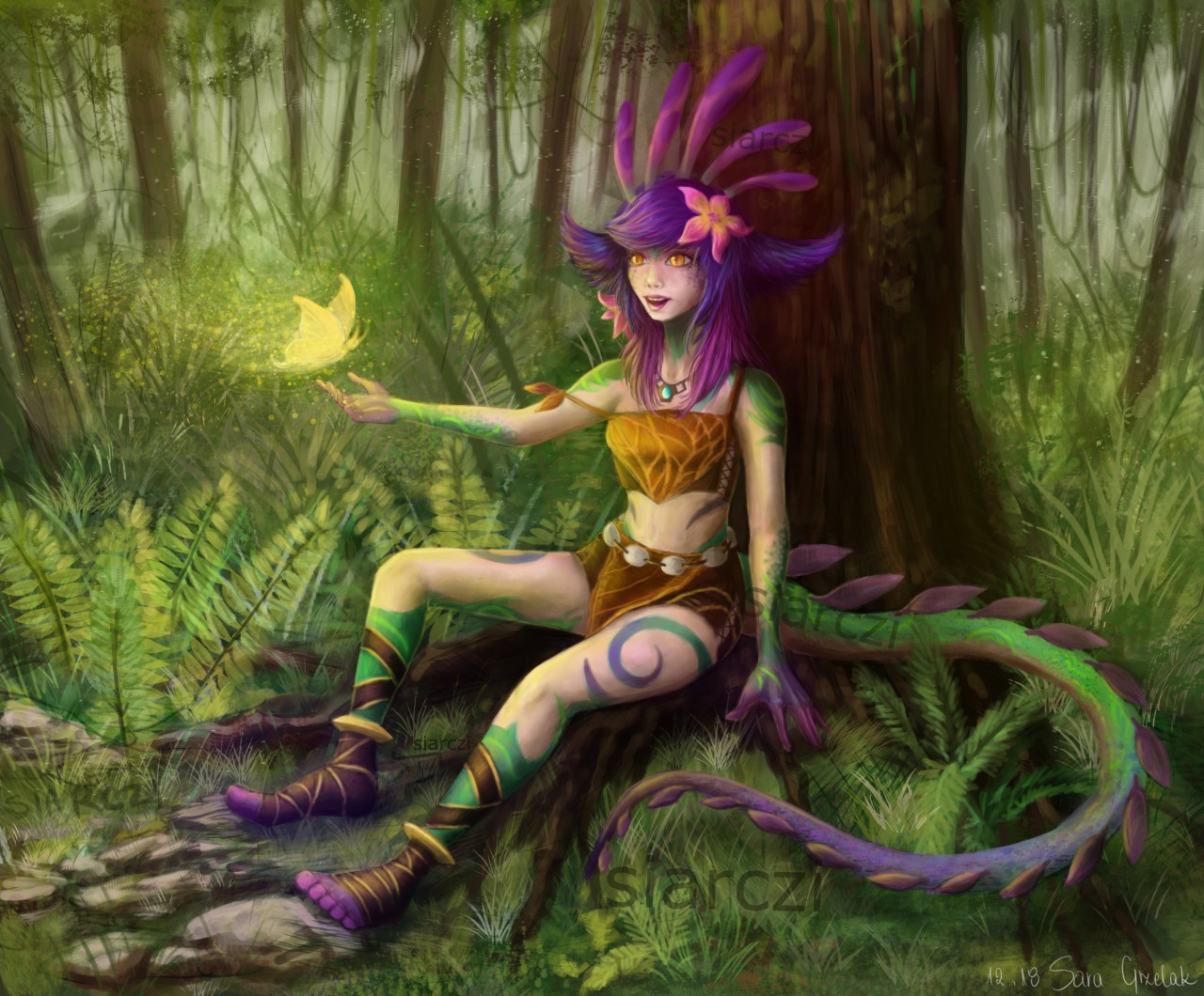 Neeko - League of Legends fan art by siarczi -- Fur Affinity [dot] net