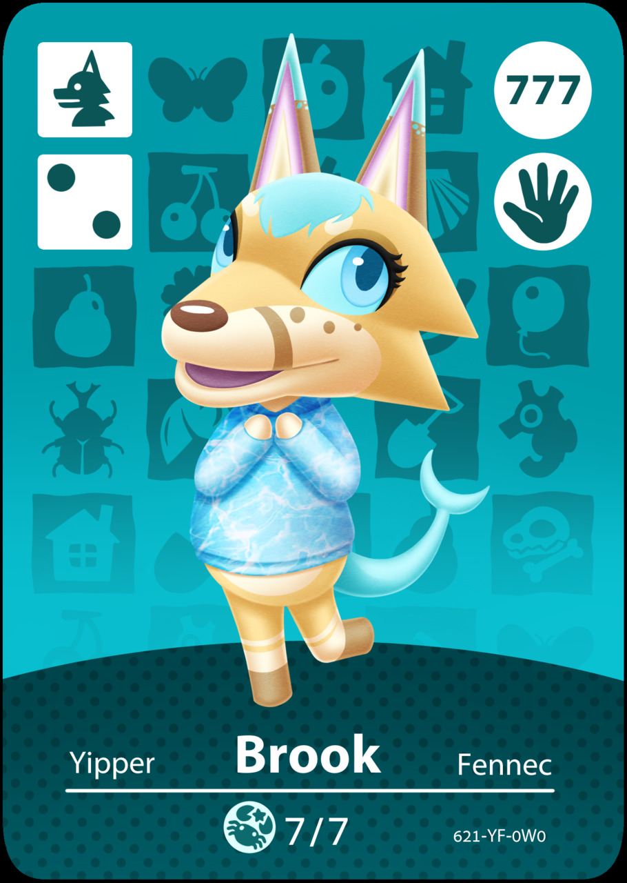 Animal Crossing style card for Brook by SiDniTheFox -- Fur Affinity ...