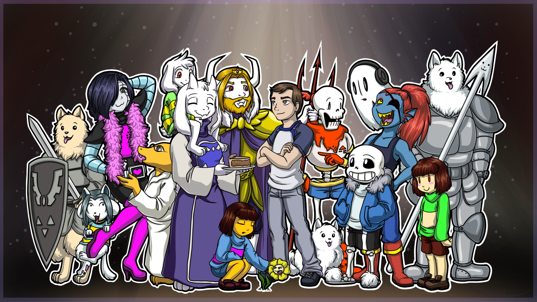 Undertale Characters Wallpaper  Undertale, Character wallpaper, Undertale  art