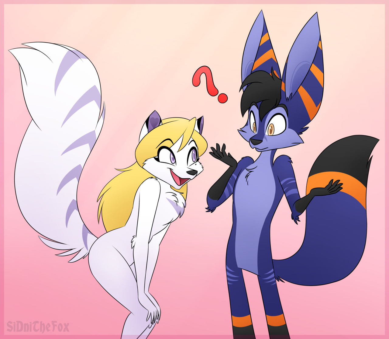 Us in Helluva Boss style by SiDniTheFox -- Fur Affinity [dot] net