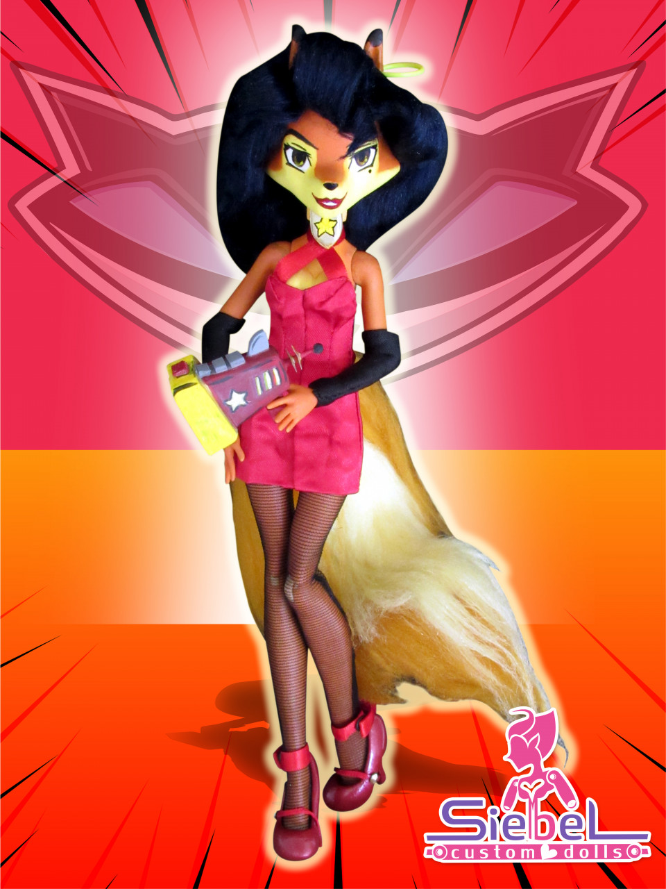 OOAK Carmelita Montoya Fox from Sly Cooper by SiebelCustomDoll -- Fur  Affinity [dot] net