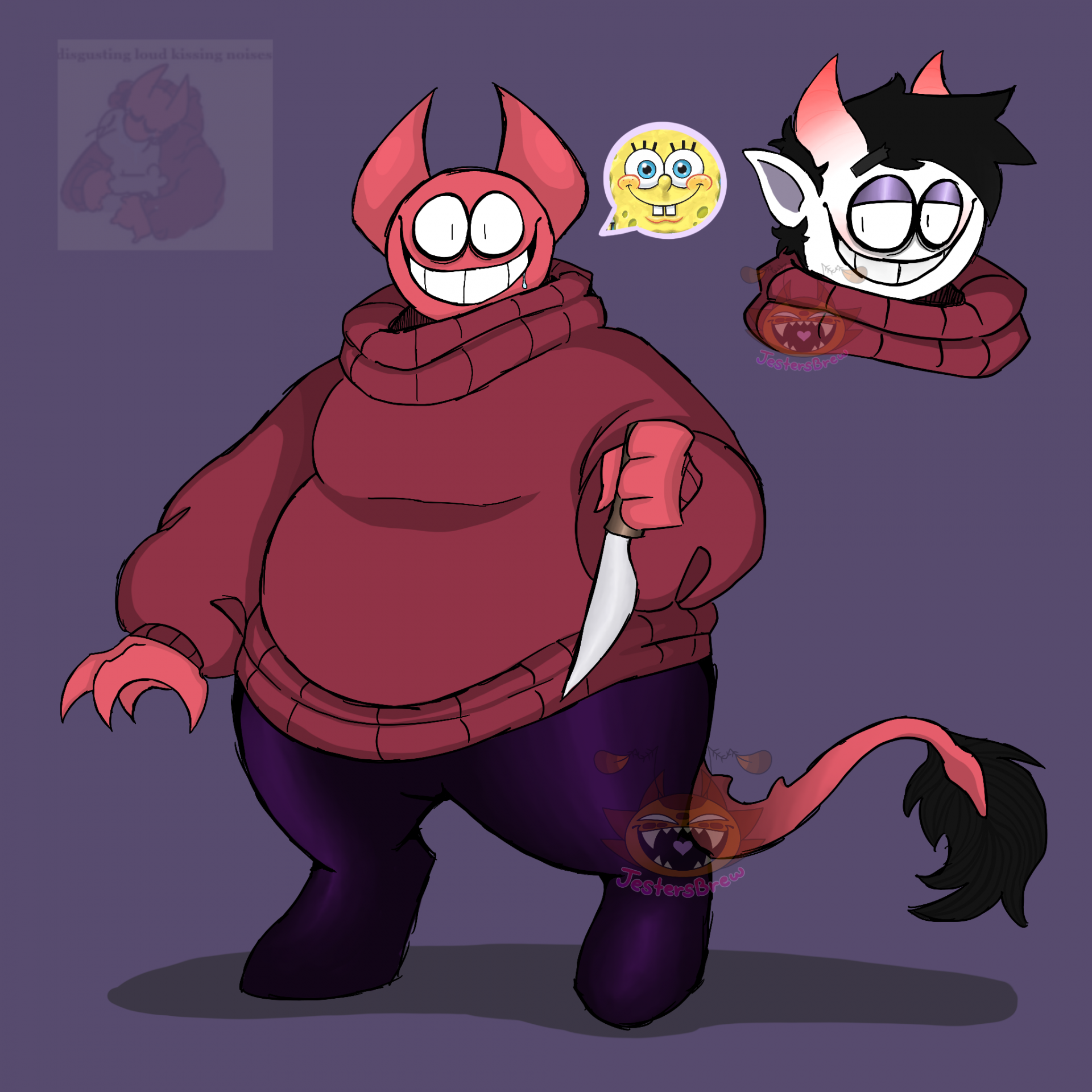 bob velseb, the demon by SillyCerealBox123 -- Fur Affinity [dot] net