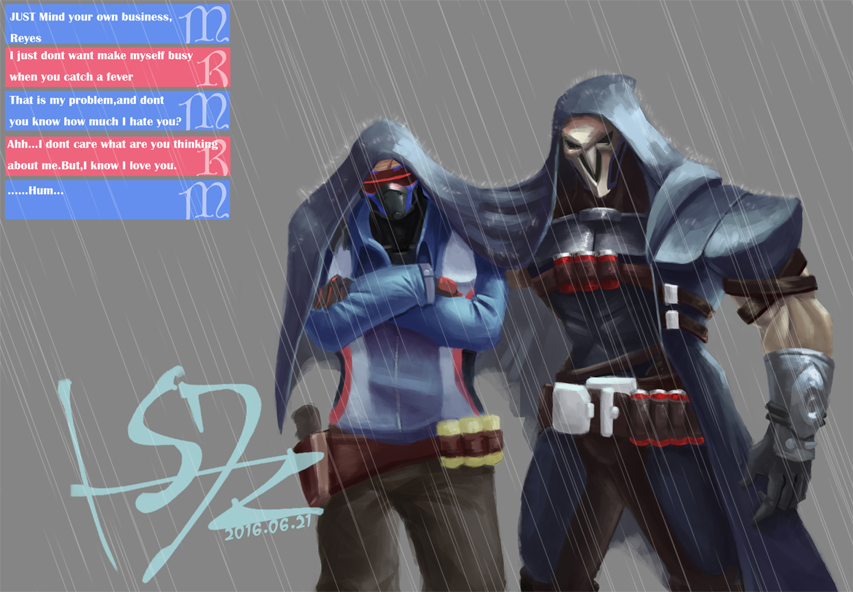 Soldier:76 & Reaper by SillyDragon -- Fur Affinity [dot] net